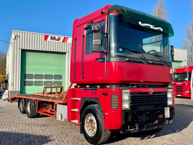 Renault Magnum 430 6x2, Manuel, MACK, TELMA, En excellent état ! - Автовоз камион: снимка 1 Renault Magnum 430 6x2, Manuel, MACK, TELMA, En excellent état ! - Автовоз камион: снимка 1