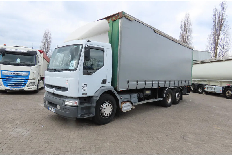 Renault Premium 420 6x2 3 axels, MANUAL!!! - Камион с брезент: снимка 1 Renault Premium 420 6x2 3 axels, MANUAL!!! - Камион с брезент: снимка 1