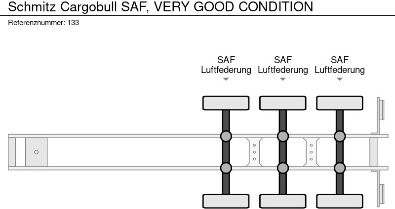 Брезентово полуремарке Schmitz Cargobull SAF, VERY GOOD CONDITION: снимка 14