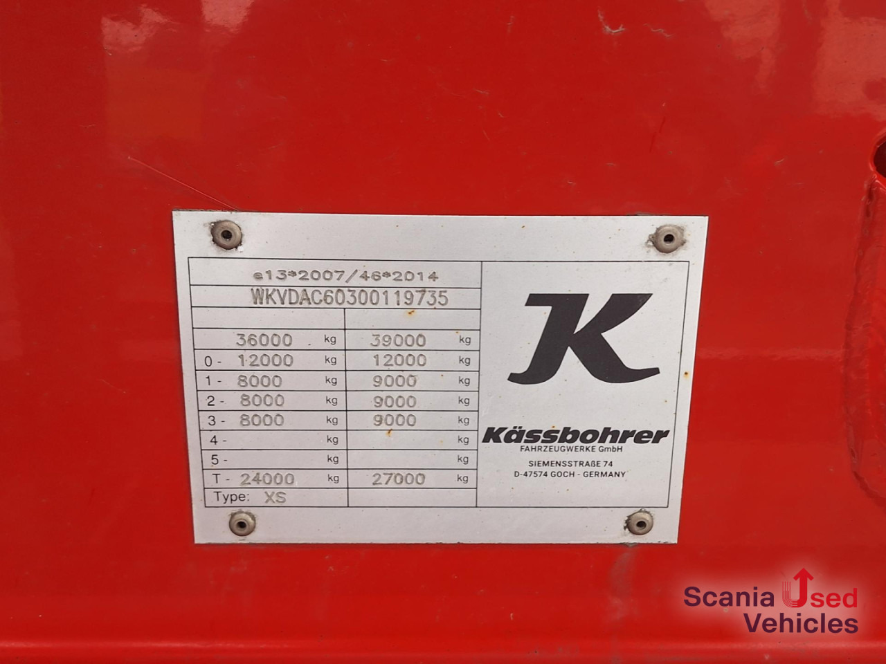 KAESSBOHRER Kippsilo SSK 40 XS Neuwertig !! - Цистерна за насипни товари: снимка 3 KAESSBOHRER Kippsilo SSK 40 XS Neuwertig !! - Цистерна за насипни товари: снимка 3
