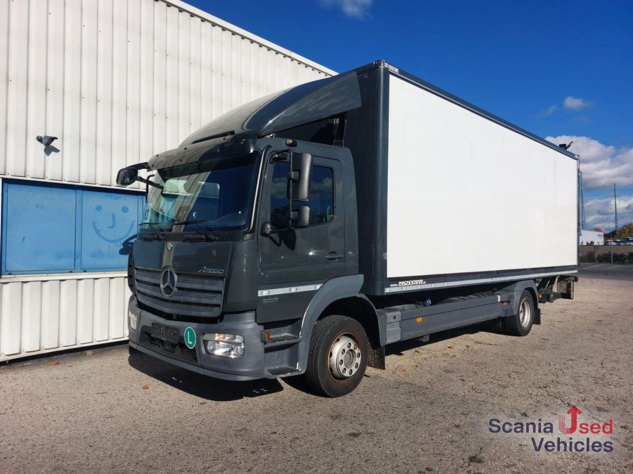 MERCEDES-BENZ Atego 1221 L Koffer Ladebordwand - Камион фургон: снимка 1 MERCEDES-BENZ Atego 1221 L Koffer Ladebordwand - Камион фургон: снимка 1