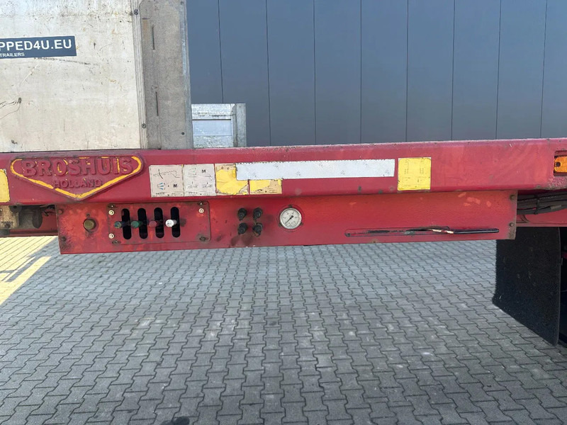 Нискорамна площадка полуремарке Broshuis 5ABSD-68/2, FIVE AXLE HYDRAULIC STEERED DOUBLE EXTENDABLE (27m) SEMI LOW LOADER: снимка 19