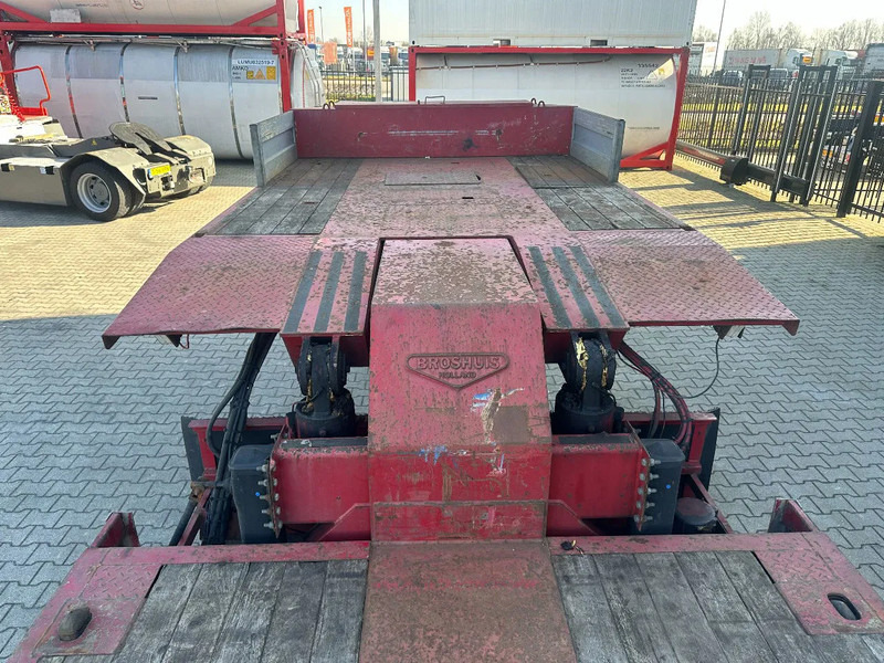Нискорамна площадка полуремарке Broshuis 5ABSD-68/2, FIVE AXLE HYDRAULIC STEERED DOUBLE EXTENDABLE (27m) SEMI LOW LOADER: снимка 16