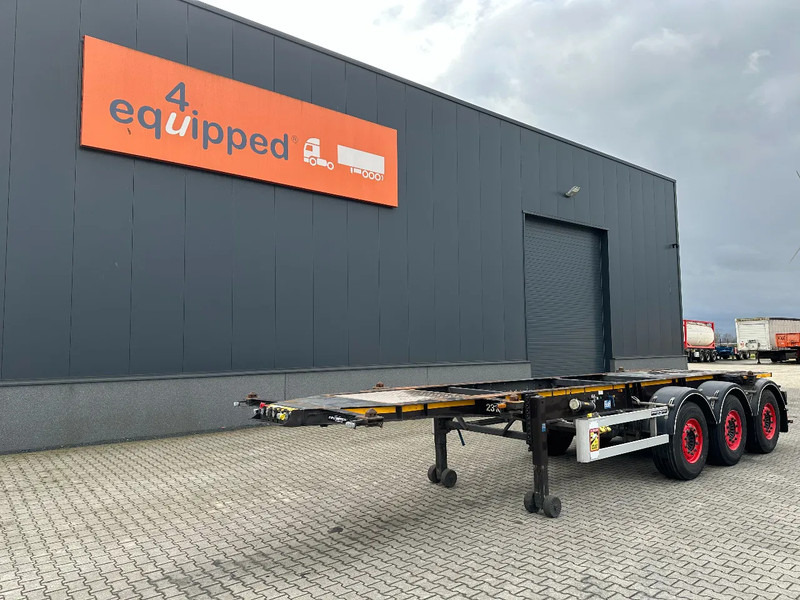 Burg 20FT / 20FT SWAP ADR (EX/II, EX/III, FL, AT), Leergewicht : 3.690kg, SAF INTRADISC, 2x Liftachse, NL-Chassis, APK/ADR: 10-2025 - Контейнеровоз/ Сменна каросерия полуремарке: снимка 1 Burg 20FT / 20FT SWAP ADR (EX/II, EX/III, FL, AT), Leergewicht : 3.690kg, SAF INTRADISC, 2x Liftachse, NL-Chassis, APK/ADR: 10-2025 - Контейнеровоз/ Сменна каросерия полуремарке: снимка 1