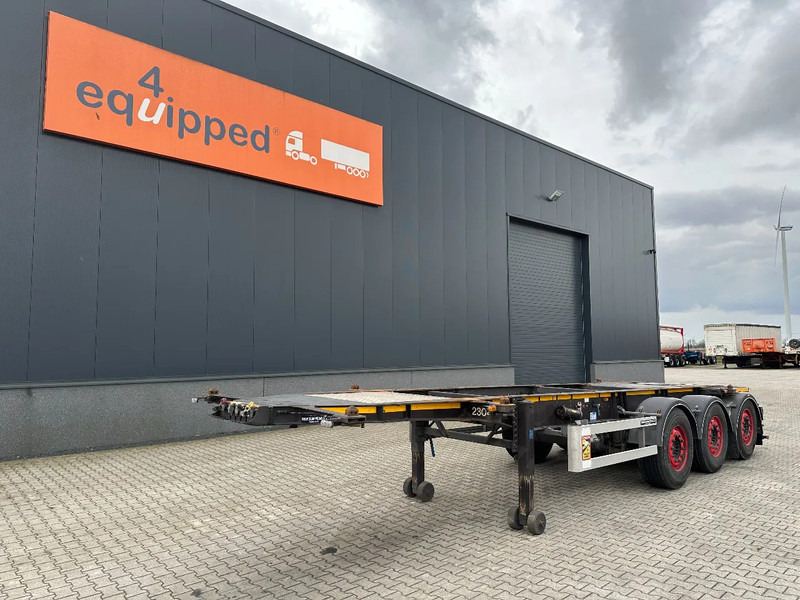 Burg 20FT / 20FT SWAP ADR, Leergewicht : 3.690kg, SAF INTRADISC, 2x Liftachse, NL, APK/ADR: 10-2025, 70% Reifen - Контейнеровоз/ Сменна каросерия полуремарке: снимка 1 Burg 20FT / 20FT SWAP ADR, Leergewicht : 3.690kg, SAF INTRADISC, 2x Liftachse, NL, APK/ADR: 10-2025, 70% Reifen - Контейнеровоз/ Сменна каросерия полуремарке: снимка 1