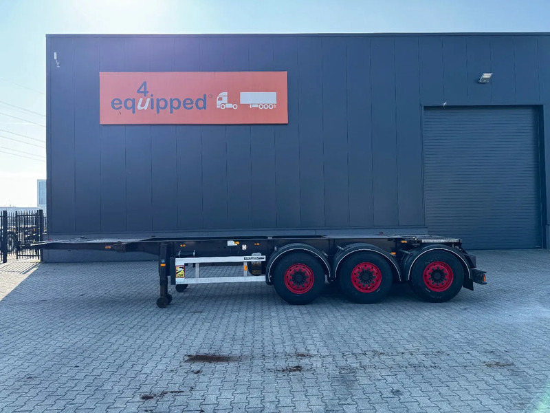 Burg 20FT/3-axles, SAF INTRADISC, ADR (EXII, EXII, FL, AT), 2x LIFTAXLE, NL-Chassis - Контейнеровоз/ Сменна каросерия полуремарке: снимка 4 Burg 20FT/3-axles, SAF INTRADISC, ADR (EXII, EXII, FL, AT), 2x LIFTAXLE, NL-Chassis - Контейнеровоз/ Сменна каросерия полуремарке: снимка 4