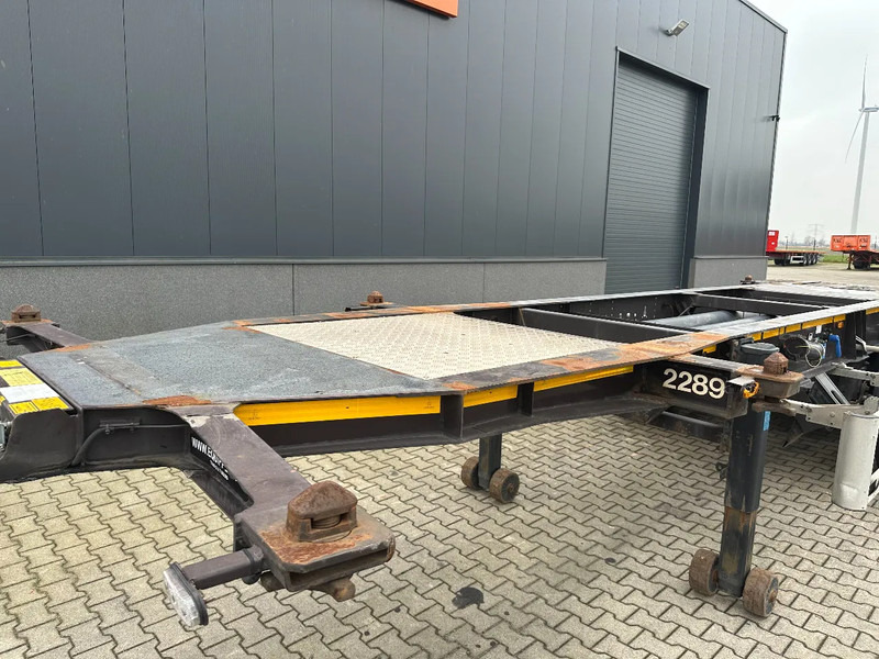 Контейнеровоз/ Сменна каросерия полуремарке Burg 20FT ADR (EX/II, EX/III, FL, AT) Chassis, Empty weight : 3.690kg, SAF INTRADISC, 2x Liftaxle, NL-chassis: снимка 10