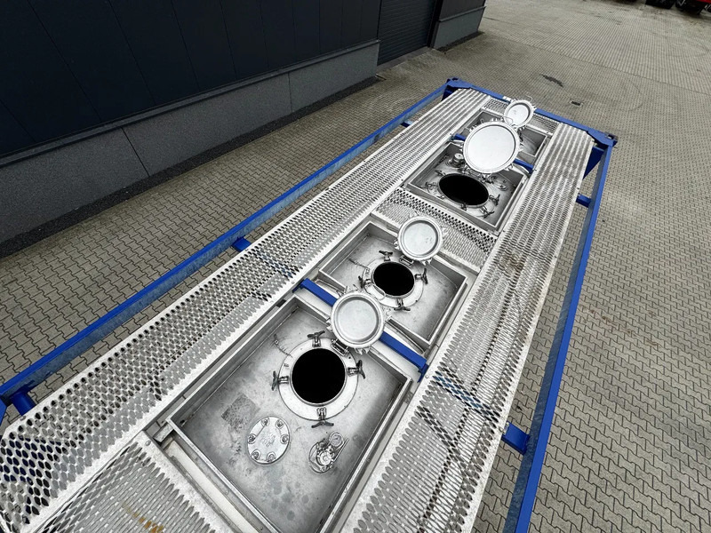 Танк контейнер За превоз на химикати CIMC 20FT ISO, 25.050L / 1-COMP / 3 BAFFELS / T11 / 4 manholes / ADR valid until 04/2027: снимка 12