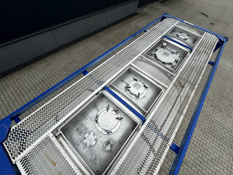 Танк контейнер За превоз на химикати CIMC 20FT ISO, 25.050L / 1-COMP / 3 BAFFELS / T11 / 4 manholes / ADR valid until 04/2027: снимка 11