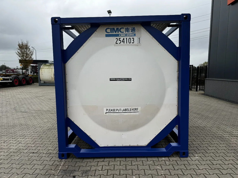 Танк контейнер За превоз на химикати CIMC 20FT ISO, 25.050L / 1-COMP / 3 BAFFELS / T11 / 4 manholes / ADR valid until 04/2027: снимка 7