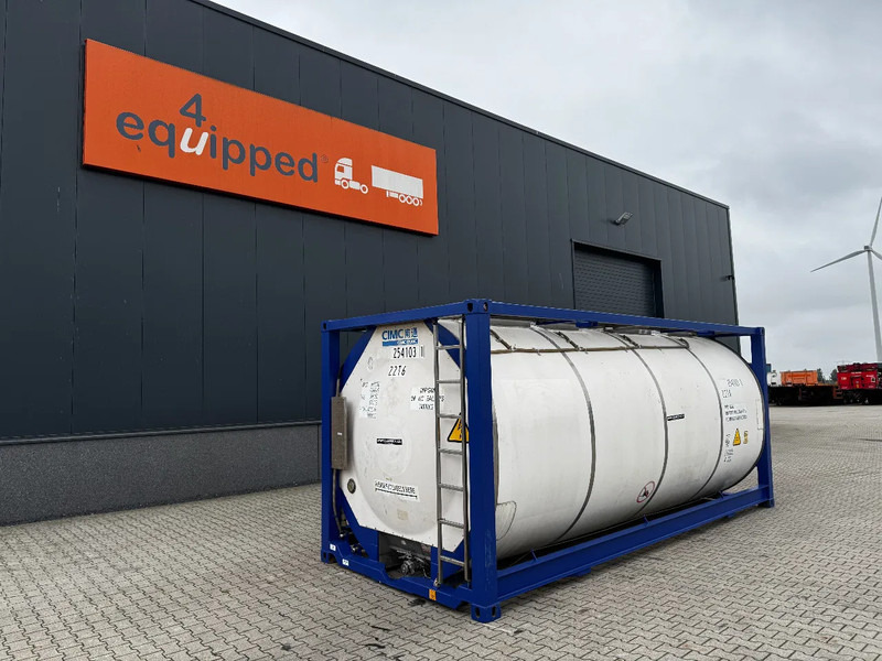 CIMC 20FT ISO, 25.050L / 1-COMP / 3 BAFFELS / T11 / 4 manholes / ADR valid until 04/2027 - Резервоар за съхранение: снимка 1 CIMC 20FT ISO, 25.050L / 1-COMP / 3 BAFFELS / T11 / 4 manholes / ADR valid until 04/2027 - Резервоар за съхранение: снимка 1