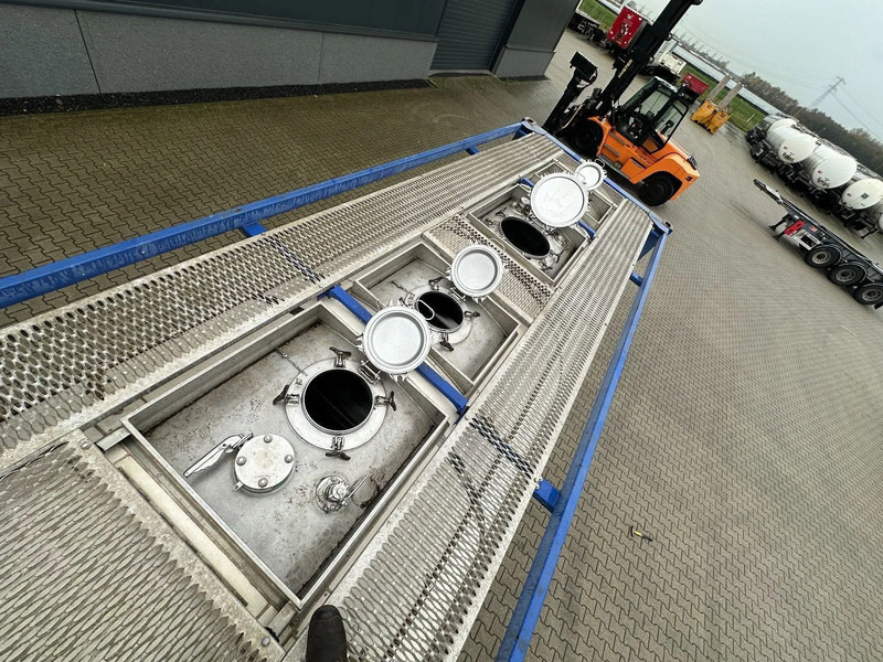 Резервоар за съхранение За превоз на химикати CIMC 20FT ISO, 25.060L / 1-COMP / 3 BAFFELS / T11 / 4 manholes / ADR valid until 10/2027: снимка 16 Резервоар за съхранение За превоз на химикати CIMC 20FT ISO, 25.060L / 1-COMP / 3 BAFFELS / T11 / 4 manholes / ADR valid until 10/2027: снимка 16