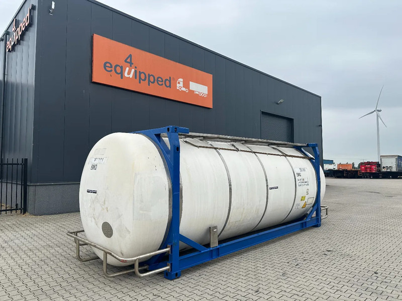CIMC 20FT SWAP 35.040L, 4 baffles / 5 holes / T11 / 5Y-test valid till 08/2027 - Резервоар за съхранение: снимка 1 CIMC 20FT SWAP 35.040L, 4 baffles / 5 holes / T11 / 5Y-test valid till 08/2027 - Резервоар за съхранение: снимка 1