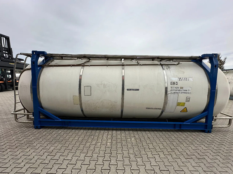 CIMC 20FT SWAP 35.040L, 4 baffles / 5 holes / T11 / 5Y-test valid till 08/2027 - Резервоар за съхранение: снимка 3 CIMC 20FT SWAP 35.040L, 4 baffles / 5 holes / T11 / 5Y-test valid till 08/2027 - Резервоар за съхранение: снимка 3