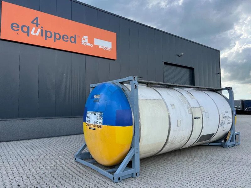 CPV 31.360L, steam heating, UN PORTABLE, T11, 5Y+CSC insp.: 02/2026 - Резервоар за съхранение: снимка 1 CPV 31.360L, steam heating, UN PORTABLE, T11, 5Y+CSC insp.: 02/2026 - Резервоар за съхранение: снимка 1