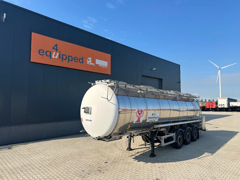 Feldbinder FOOD / LEVENSMIDDELEN / LEBENSMITTEL / 33.500L / 3-COMP / PUMP / NL-trailer / APK: 05-2026 - Полуремарке цистерна: снимка 1 Feldbinder FOOD / LEVENSMIDDELEN / LEBENSMITTEL / 33.500L / 3-COMP / PUMP / NL-trailer / APK: 05-2026 - Полуремарке цистерна: снимка 1
