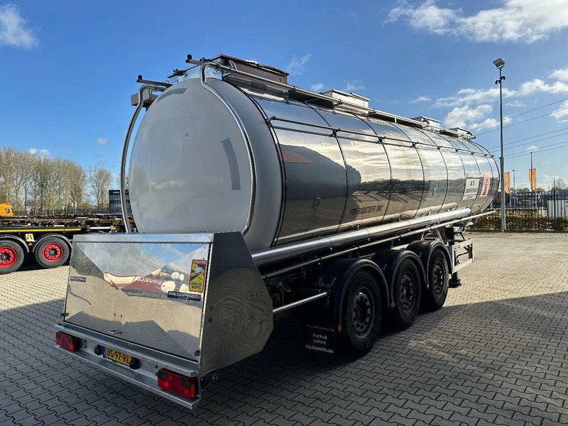 Feldbinder LEBENSMITTEL / LEVENSMIDDELEN FOOD / 33.500L / 3-COMP / PUMPE / INOX / NL-trailer / APK: 10-2026 - Полуремарке цистерна: снимка 3 Feldbinder LEBENSMITTEL / LEVENSMIDDELEN FOOD / 33.500L / 3-COMP / PUMPE / INOX / NL-trailer / APK: 10-2026 - Полуремарке цистерна: снимка 3