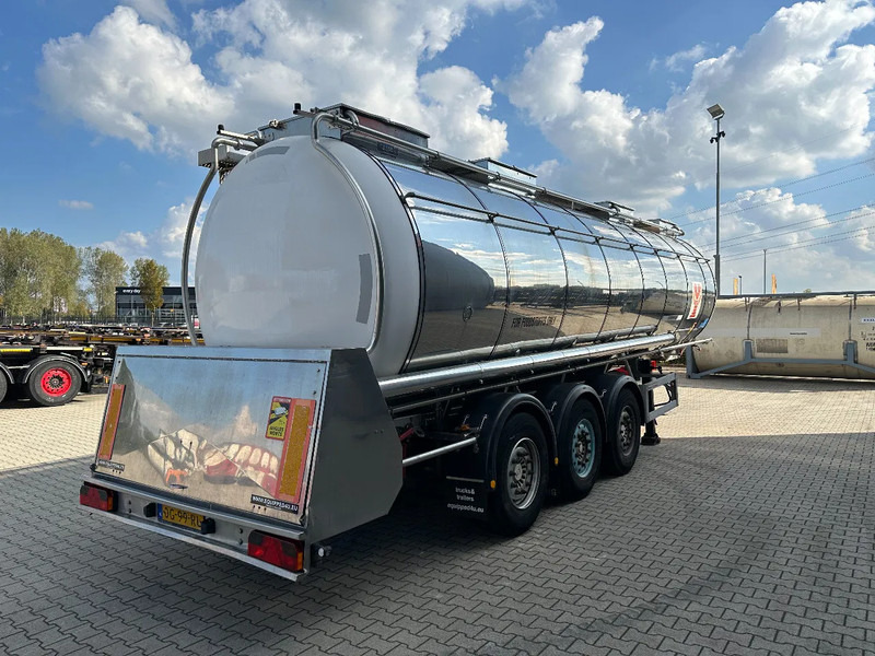 Feldbinder LEBENSMITTEL / LEVENSMIDDELEN FOOD / 33.500L / 3-COMP / PUMPE / NL-trailer / APK: 09-2026 - Полуремарке цистерна: снимка 3 Feldbinder LEBENSMITTEL / LEVENSMIDDELEN FOOD / 33.500L / 3-COMP / PUMPE / NL-trailer / APK: 09-2026 - Полуремарке цистерна: снимка 3
