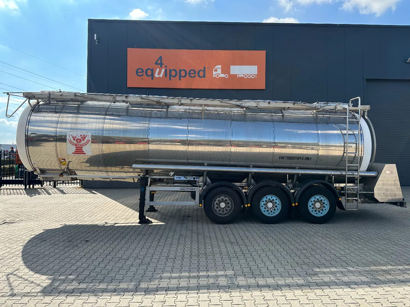 Feldbinder LEBENSMITTEL / LEVENSMIDDELEN FOOD / 33.500L / 3-COMP / PUMPE / NL-trailer / APK: 09-2026 - Полуремарке цистерна: снимка 2 Feldbinder LEBENSMITTEL / LEVENSMIDDELEN FOOD / 33.500L / 3-COMP / PUMPE / NL-trailer / APK: 09-2026 - Полуремарке цистерна: снимка 2