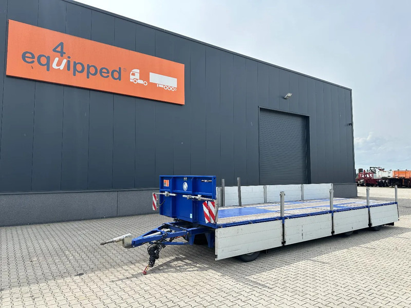 Floor zeer mooie AXD.330 3-assige aanhanger met alu zijborden, rongpotten, liftas, geschoopeerd, NL-aanhanger, APK: 09/2025 - Бордово ремарке/ Платформа: снимка 2 Floor zeer mooie AXD.330 3-assige aanhanger met alu zijborden, rongpotten, liftas, geschoopeerd, NL-aanhanger, APK: 09/2025 - Бордово ремарке/ Платформа: снимка 2
