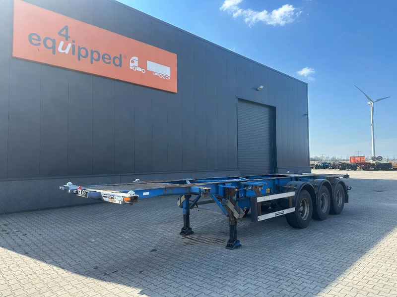 Groenewegen 20FT/30FT, ADR (EX/II, EX/III, FL, OX, AT), drum, NL-Chassis - Контейнеровоз/ Сменна каросерия полуремарке: снимка 1 Groenewegen 20FT/30FT, ADR (EX/II, EX/III, FL, OX, AT), drum, NL-Chassis - Контейнеровоз/ Сменна каросерия полуремарке: снимка 1