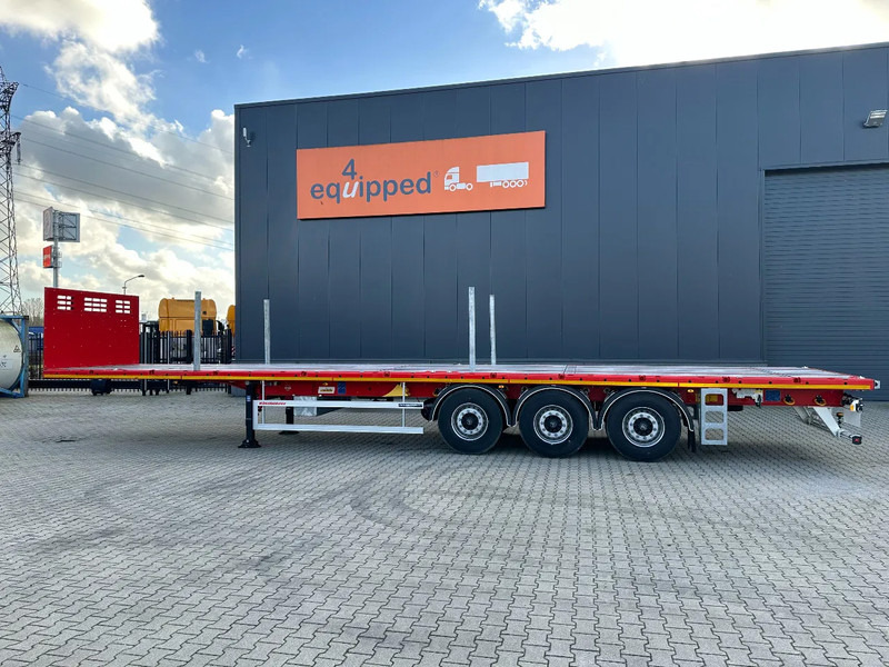 Kässbohrer NEU Heavy-Duty Platform, Heckbündig, Twistlocks (1x 40FT / 2x 20FT), ADR (EX/II, EX/III, FL, AT), Rungtasschen, Scheibebremsen - Бордово полуремарке/ Платформа: снимка 2 Kässbohrer NEU Heavy-Duty Platform, Heckbündig, Twistlocks (1x 40FT / 2x 20FT), ADR (EX/II, EX/III, FL, AT), Rungtasschen, Scheibebremsen - Бордово полуремарке/ Платформа: снимка 2