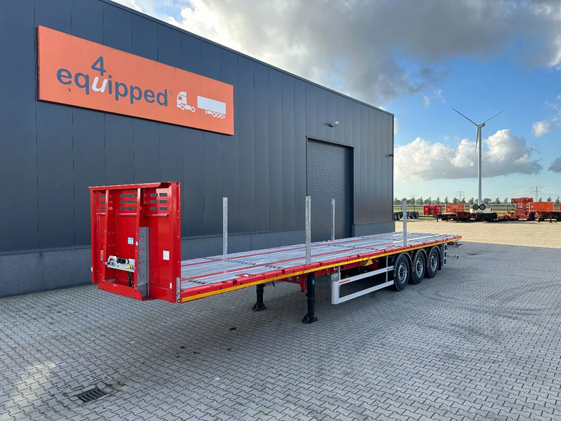 Kässbohrer NEU Heavy-Duty Platform, Heckbündig, Twistlocks (1x 40FT / 2x 20FT), ADR (EX/II, EX/III, FL, AT), Rungtasschen, Scheibebremsen - Бордово полуремарке/ Платформа: снимка 1 Kässbohrer NEU Heavy-Duty Platform, Heckbündig, Twistlocks (1x 40FT / 2x 20FT), ADR (EX/II, EX/III, FL, AT), Rungtasschen, Scheibebremsen - Бордово полуремарке/ Платформа: снимка 1