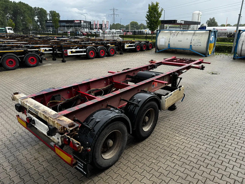 Krone 2-axle 20FT chassis, BPW + drumbrakes, airsuspension, empty weight: 3.180kg, 2x available - Контейнеровоз/ Сменна каросерия полуремарке: снимка 3 Krone 2-axle 20FT chassis, BPW + drumbrakes, airsuspension, empty weight: 3.180kg, 2x available - Контейнеровоз/ Сменна каросерия полуремарке: снимка 3