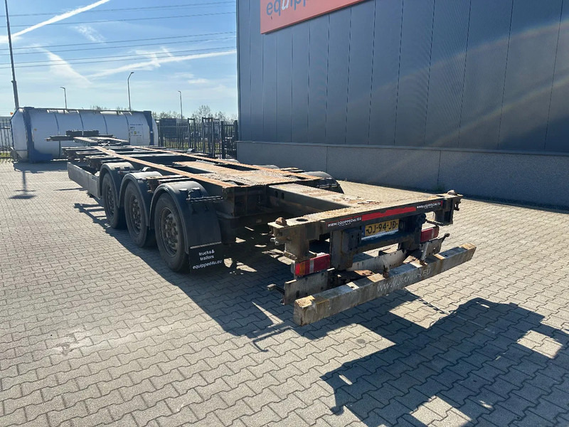 Krone 45FT HC, disc, extendable front+ rear+ bumper, NL-chassis - Контейнеровоз/ Сменна каросерия полуремарке: снимка 4 Krone 45FT HC, disc, extendable front+ rear+ bumper, NL-chassis - Контейнеровоз/ Сменна каросерия полуремарке: снимка 4