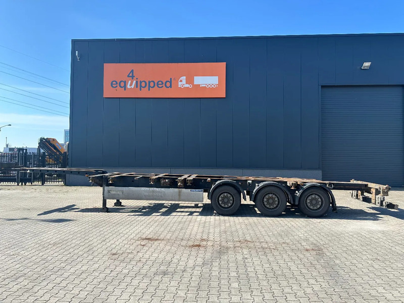 Krone 45FT HC, disc, extendable front+ rear+ bumper, NL-chassis - Контейнеровоз/ Сменна каросерия полуремарке: снимка 2 Krone 45FT HC, disc, extendable front+ rear+ bumper, NL-chassis - Контейнеровоз/ Сменна каросерия полуремарке: снимка 2