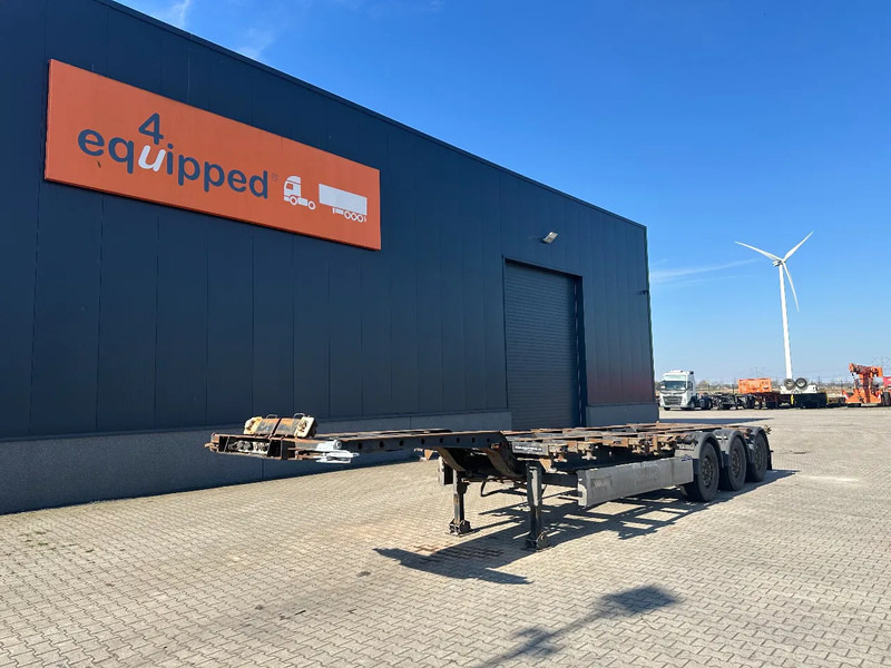 Krone 45FT HC, disc, extendable front+ rear+ bumper, NL-chassis - Контейнеровоз/ Сменна каросерия полуремарке: снимка 1 Krone 45FT HC, disc, extendable front+ rear+ bumper, NL-chassis - Контейнеровоз/ Сменна каросерия полуремарке: снимка 1
