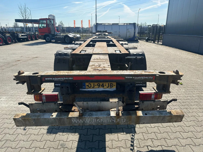 Krone 45FT HC, disc, extendable front+ rear+ bumper, NL-chassis - Контейнеровоз/ Сменна каросерия полуремарке: снимка 5 Krone 45FT HC, disc, extendable front+ rear+ bumper, NL-chassis - Контейнеровоз/ Сменна каросерия полуремарке: снимка 5