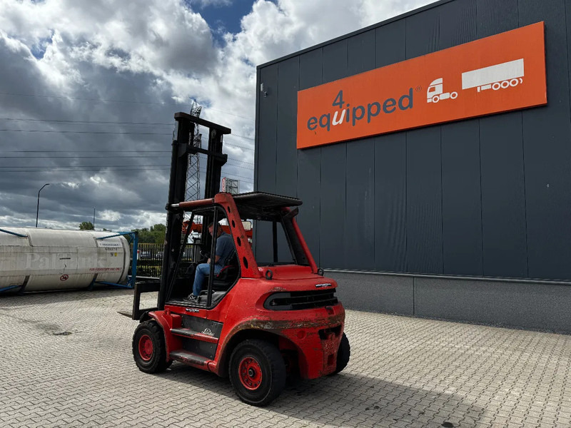 Linde H80D FORKLIFT, 8000KG, duplex, 6 cil. Deutz diesel, 14.934hrs, - Дизелов мотокар: снимка 3 Linde H80D FORKLIFT, 8000KG, duplex, 6 cil. Deutz diesel, 14.934hrs, - Дизелов мотокар: снимка 3