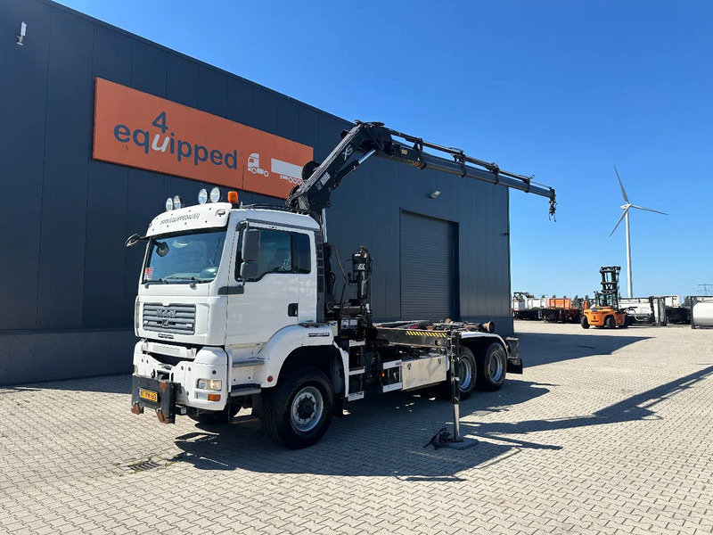 MAN TGA 26.440 6x6, HIAB 166 D-4 HIDUO Crane + ROTATOR / MULTILIFT HOOK (21T), full spring, NL-truck, APK: 02/2026 - Мултилифт с кука камион, Камион с кран: снимка 2 MAN TGA 26.440 6x6, HIAB 166 D-4 HIDUO Crane + ROTATOR / MULTILIFT HOOK (21T), full spring, NL-truck, APK: 02/2026 - Мултилифт с кука камион, Камион с кран: снимка 2