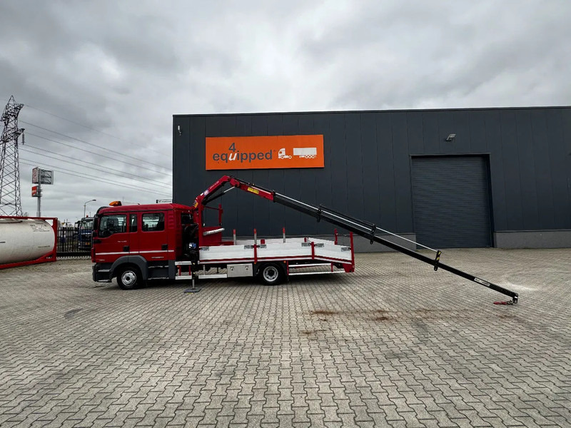 MAN TGL 8.180 Dubbele Cabine (DOKA), HMF535 K3 kraan met slechts 283 uur en 211.164km, EURO-6, oprij-platen, NL-truck, APK: 11/2025 - Автовоз камион, Камион с кран: снимка 1 MAN TGL 8.180 Dubbele Cabine (DOKA), HMF535 K3 kraan met slechts 283 uur en 211.164km, EURO-6, oprij-platen, NL-truck, APK: 11/2025 - Автовоз камион, Камион с кран: снимка 1
