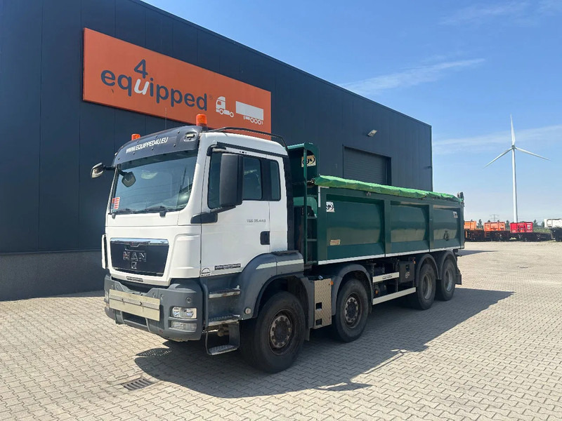 MAN TGS 35.440 AJK HARDOX KIPPER (16.5m3), 8x4, MANUAL, EURO-5, TWIN-STEER, BIG AXLES - Самосвал камион: снимка 2 MAN TGS 35.440 AJK HARDOX KIPPER (16.5m3), 8x4, MANUAL, EURO-5, TWIN-STEER, BIG AXLES - Самосвал камион: снимка 2