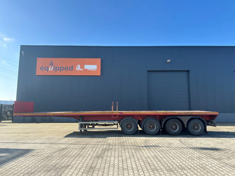 MOL 62 tons Ballast trailer, 4 axles, 2 steering axles, Belgium- trailer, very good tyres - Бордово полуремарке/ Платформа: снимка 3 MOL 62 tons Ballast trailer, 4 axles, 2 steering axles, Belgium- trailer, very good tyres - Бордово полуремарке/ Платформа: снимка 3