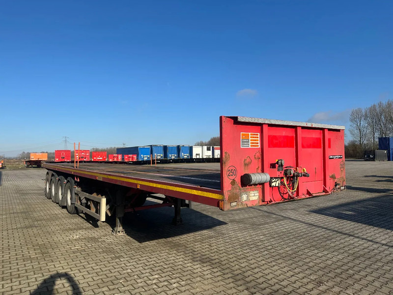 MOL 62 tons Ballast trailer, 4 axles, 2 steering axles, Belgium- trailer, very good tyres - Бордово полуремарке/ Платформа: снимка 5 MOL 62 tons Ballast trailer, 4 axles, 2 steering axles, Belgium- trailer, very good tyres - Бордово полуремарке/ Платформа: снимка 5