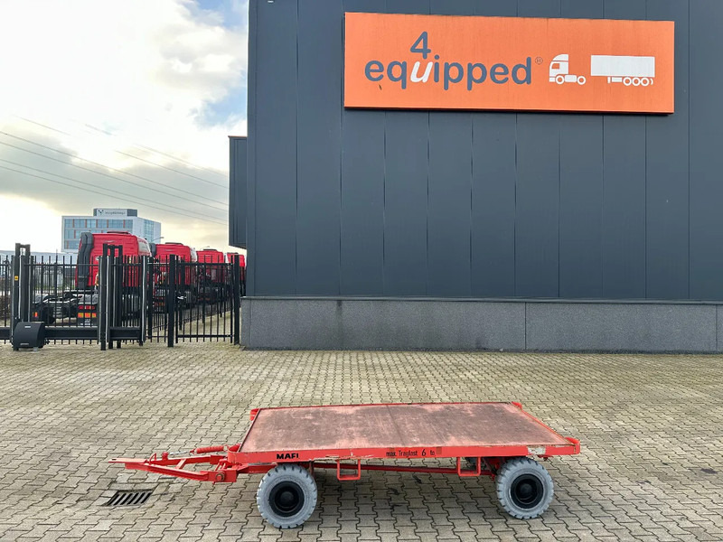 Mafi double-steered and connectable heavy-duty trailers with 6000kg loading capacity, 9x available - Бордово ремарке/ Платформа: снимка 2 Mafi double-steered and connectable heavy-duty trailers with 6000kg loading capacity, 9x available - Бордово ремарке/ Платформа: снимка 2