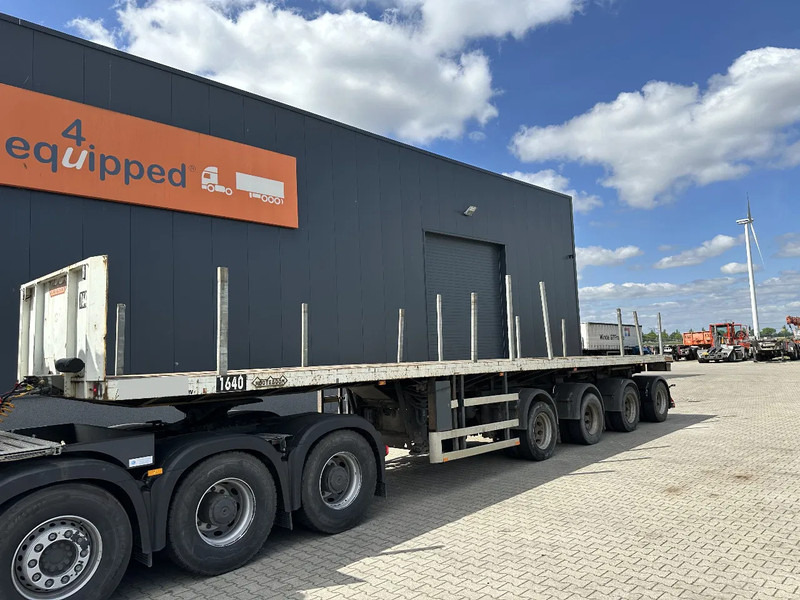 Nooteboom OVB-73-04, 73 tons Ballast trailer, 4 axles, 3 hydraulic steering axles - Бордово полуремарке/ Платформа: снимка 1 Nooteboom OVB-73-04, 73 tons Ballast trailer, 4 axles, 3 hydraulic steering axles - Бордово полуремарке/ Платформа: снимка 1