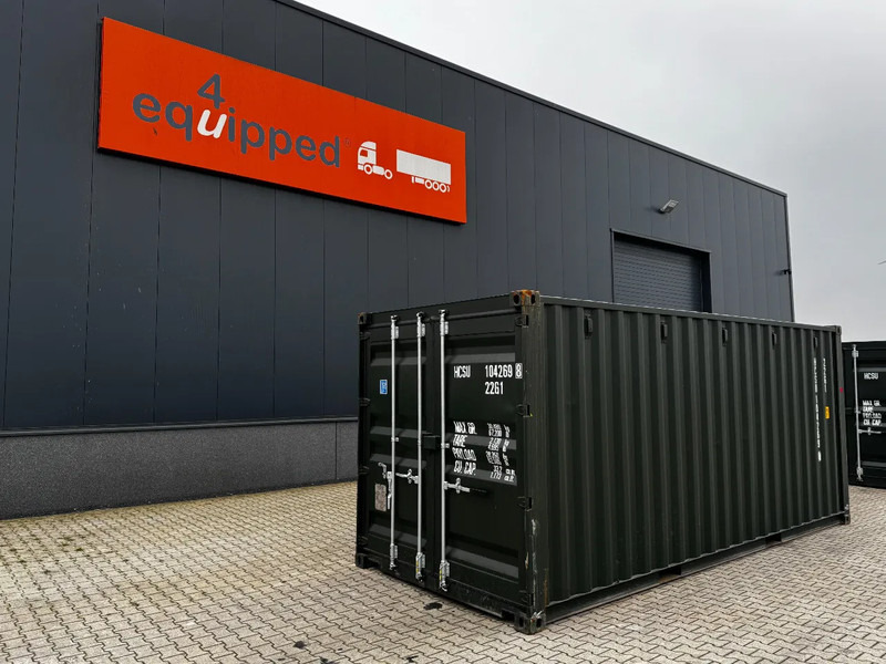 Onbekend TOP 20FT DV 8'6" containers ONE-WAY, 2x available, darkgreen - Морски контейнер: снимка 1 Onbekend TOP 20FT DV 8'6" containers ONE-WAY, 2x available, darkgreen - Морски контейнер: снимка 1