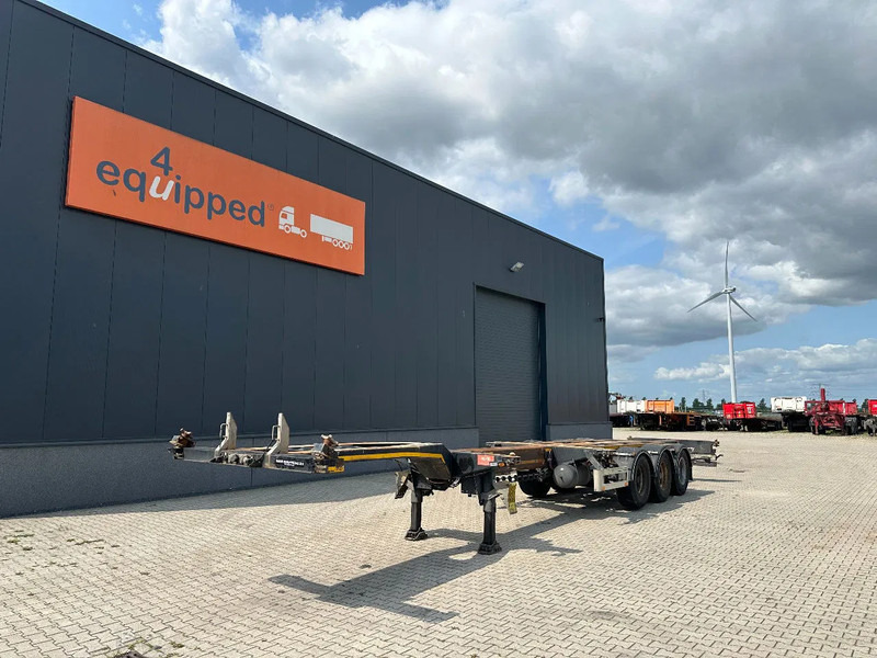 Pacton FLEX XL 45FT HC multi (2x extendable), liftaxle, SAF + DRUM, NL-chassis - Контейнеровоз/ Сменна каросерия полуремарке: снимка 1 Pacton FLEX XL 45FT HC multi (2x extendable), liftaxle, SAF + DRUM, NL-chassis - Контейнеровоз/ Сменна каросерия полуремарке: снимка 1