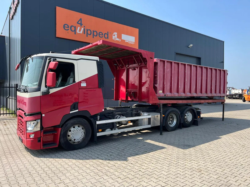 Renault T460 6x2, TIPPING FLATBED + TIPPING BOX (removable), original 251.464km!!! - Самосвал камион: снимка 1 Renault T460 6x2, TIPPING FLATBED + TIPPING BOX (removable), original 251.464km!!! - Самосвал камион: снимка 1