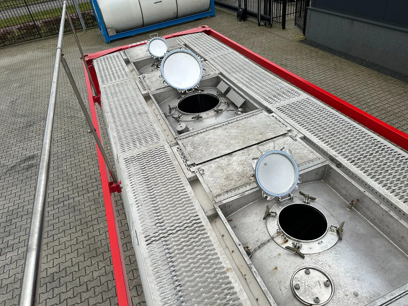 Танк контейнер За превоз на гориво SINGAMAS 20FT ISO, 26.000L/1-COMP/3 BAFFELS/3 manholes, 5Y: 08-2027, L4BN, T11: снимка 15