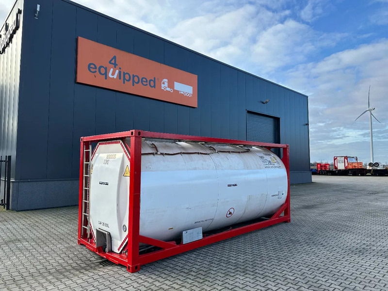 SINGAMAS 20FT ISO, 26.000L/1-COMP/3 BAFFELS/3 manholes, ADR inspectio valid till: 07/2025 - Танк контейнер: снимка 1 SINGAMAS 20FT ISO, 26.000L/1-COMP/3 BAFFELS/3 manholes, ADR inspectio valid till: 07/2025 - Танк контейнер: снимка 1