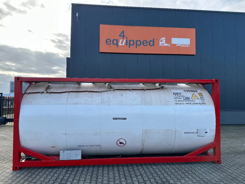 SINGAMAS 20FT ISO, 26.000L/1-COMP/3 BAFFELS/3 manholes, ADR inspectio valid till: 07/2025 - Танк контейнер: снимка 2 SINGAMAS 20FT ISO, 26.000L/1-COMP/3 BAFFELS/3 manholes, ADR inspectio valid till: 07/2025 - Танк контейнер: снимка 2