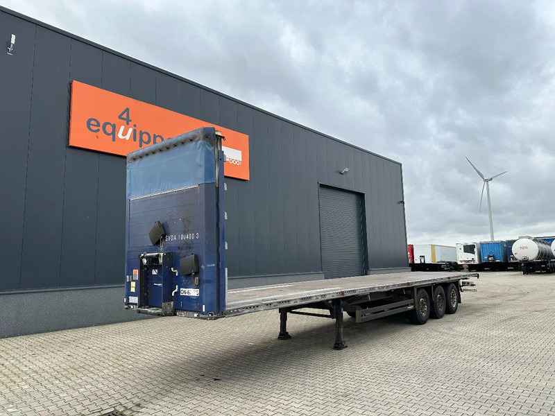 Schmitz Cargobull Scheibebremsen, galvanisiert, Rungtasschen, NL-Auflieger - Бордово полуремарке/ Платформа: снимка 1 Schmitz Cargobull Scheibebremsen, galvanisiert, Rungtasschen, NL-Auflieger - Бордово полуремарке/ Платформа: снимка 1