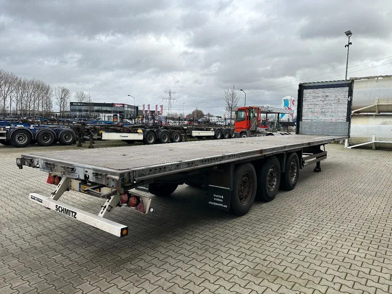 Schmitz Cargobull Scheibebremsen, galvanisiert, Rungtasschen, NL-Auflieger - Бордово полуремарке/ Платформа: снимка 3 Schmitz Cargobull Scheibebremsen, galvanisiert, Rungtasschen, NL-Auflieger - Бордово полуремарке/ Платформа: снимка 3