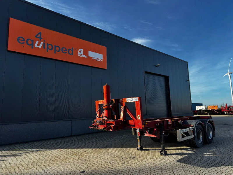 Van Hool 2 AXLE 20FT TIPPING-CHASSIS / TWIN-TIRES / BPW + DRUM / ALCOA / NL-trailer / APK - Контейнеровоз/ Сменна каросерия полуремарке: снимка 1 Van Hool 2 AXLE 20FT TIPPING-CHASSIS / TWIN-TIRES / BPW + DRUM / ALCOA / NL-trailer / APK - Контейнеровоз/ Сменна каросерия полуремарке: снимка 1