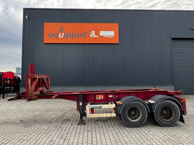 Van Hool 2 AXLE 20FT TIPPING-CHASSIS, TWIN-TIRES, BPW + DRUM - Контейнеровоз/ Сменна каросерия полуремарке: снимка 3 Van Hool 2 AXLE 20FT TIPPING-CHASSIS, TWIN-TIRES, BPW + DRUM - Контейнеровоз/ Сменна каросерия полуремарке: снимка 3